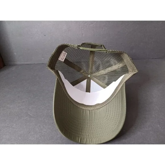 Cabelas Club Baseball Hat Cap Green Adjustable Snapback Mesh Back Green NEW - Picture 5 of 5